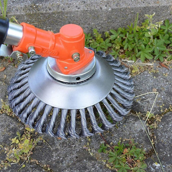 Universeller Trimmerkopf mit Stahlborsten™